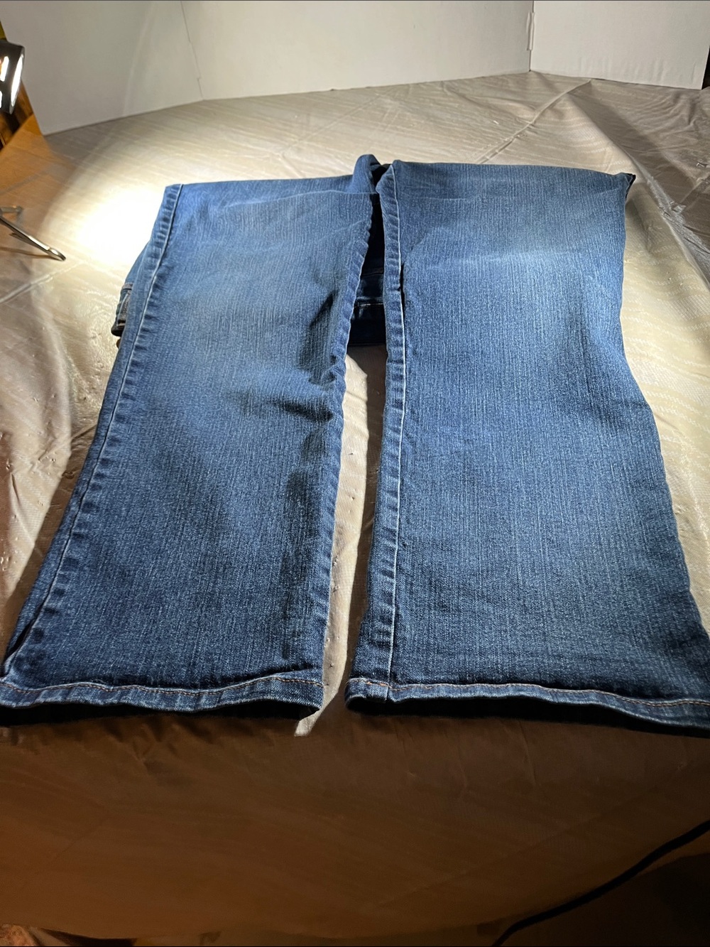 Gloria Vanderbilt Straight-Leg Jeans in Blue Denim - Picture 5 of 7